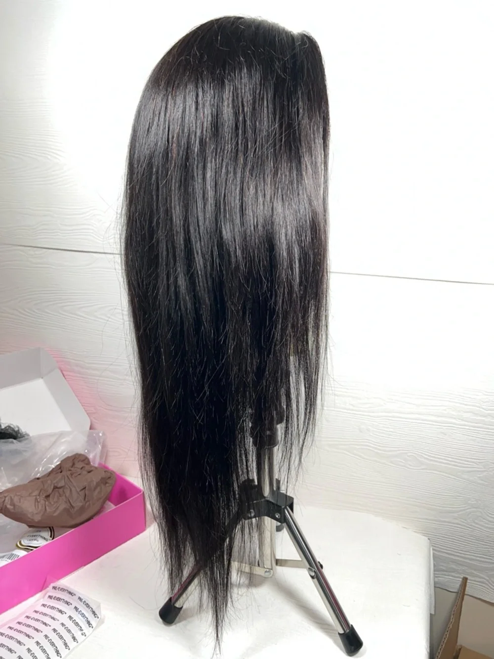 UNICE 2 in 1 Straight & Water Wave Human Hair 20 Inch Wig